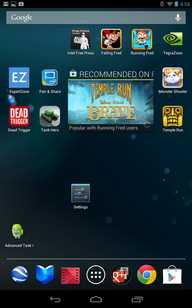 Nexus 7 Desktop, Apps Icon